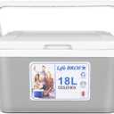 11Qt 19Qt Insulated Portable Cooler Leak-Proof Ice Chest Lunch Box Hard Coolers with Extra Ice Pack for BBQ, Camping, Pincnic