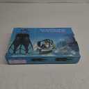 Snorkeling Gear for Adults Men Women,4 in 1 Snorkel Set with Panoramic View Diving Mask Anti-Fog Anti-Leak,Dry Top Snorkel,Fins and Travel Bag for Swimming,Snorkeling and Travel Diving (Blue)