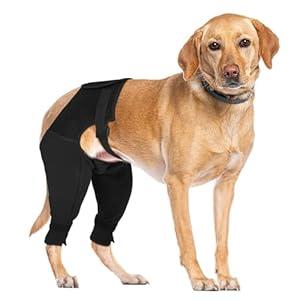Marnonsis Dog Recovery Sleeve Rear Leg for Stop Licking, Comfortable Back Leg Pants for Wound ACL TPLO After Surgery, Dog Cone Alternative Protective, XL