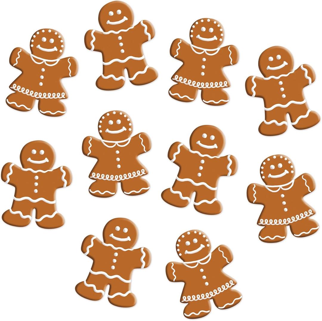 Decorative Mini Gingerbread Cutouts Pack of 6