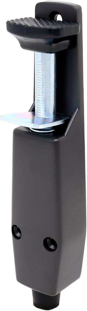 Heavy Duty Spring Loaded Step Down Door Stopper - Door Holder Ideal for Residential & Commercial Use - Duronotic Finish