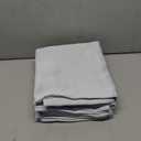 BGment Greyish White Thermal Insulated Blackout Curtains for Bedroom, 100% Black Out Curtains Noise Reduce Light Blocking Winter Curtains, Each Panel 52 x 63 Inch