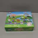 FUN LITTLE TOYS Mini Animals Building Blocks Sets for Goodie Bags, Prizes, Birthday Gifts, Party Favors for Kids 12 Boxes Christmas Stocking Stuffers