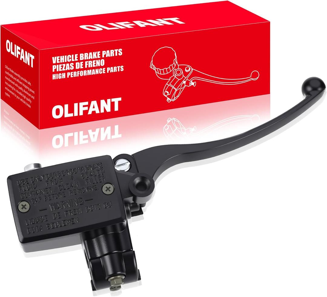 OLIFANT Brake Master Cylinder Handle for Honda TRX 250 300 350 400 450 Foreman 500 Rubicon FourTrax 300 Rancher 350 420 Recon 250 Rincon Sportrax 7/8 ATV Hydraulic Brake Lever