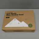 KeaBabies Muslin Baby Bath Towels with Hood for Girls, Boys -Large Organic Cotton Hooded Baby Towels for Newborns,Toddlers,Infant,Kids,Soft Absorbent Newborn Bath Essentials Gift Set(Meadow, Regular) (Pack of 1, Regular 35x35)