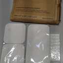 3PCS Water Absorbing Diatomaceous Earth Tray for Sink, Fast Drying Soap & Toothbrush Holders for Bathroom Counter, 1 Stone Tray, 2 Stone Coasters (White-stripes)