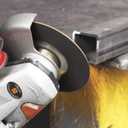 Walter Zip Spin-On High Performance Cutoff Wheel, Type 27, Threaded Hole, Aluminum Oxide, 4-1/2" Diameter, 3/64" Thick, 5/8"-11 Arbor, Grit A-60-ZIP (Pack of 25)