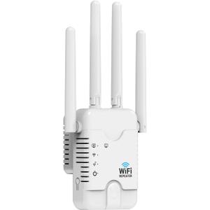 2026 WiFi Extender Signal Booster for Home - AC 1200 - Dual Band (5GHz / 2.4GHz) - WiFi Signal Amplifier Booster Repeater Internet Range Extender, Long Range Expands with Ethernet Port