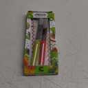 Arcos Paring Knife Set of 3 Pieces 4 Inch Stainless Steel. Colorful Kitchen Knives for Peeling Fruits and Vegetables. Ergonomic Polypropylene Handle. Serie B-Line. Color Orange, Red and Green.