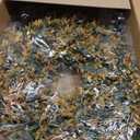 28'' Large Full Boxwood Wreath for Front Door Porch Window（Orange）