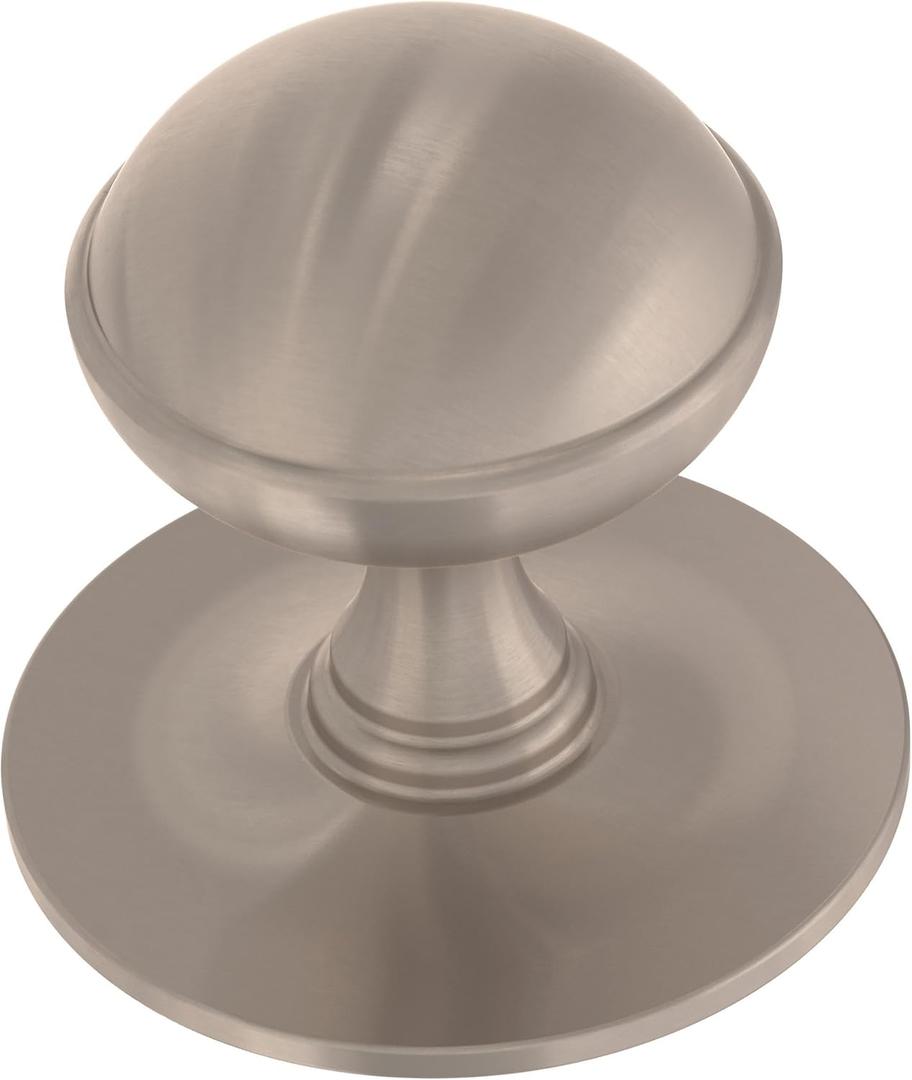 FRANKLIN BRASS Classic Farmhouse (10-Pack) Cabinet Knobs | Satin Nickel Handles for Dresser Furniture Drawers/Kitchen/Door/Bathroom | 1-1/2" P41927C-SN-B