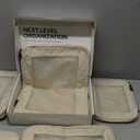 Aerotrunk Compression Packing Cubes for Travel - Luggage Organizer Bags - Double Zipper Packing Cubes for Suitcases (6-Pack, Beige)