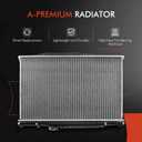 A-Premium Engine Coolant Radiator Assembly with Transmission Oil Cooler
