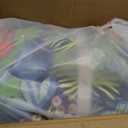 Levtex Home - Night Garden Quilt Set - King Quilt and Two King Shams - Bold Floral - Navy Red Pink Green Ochre White - Quilt (106x92in.) and Shams (20x36in.) - Reversible - Cotton, Quilt - King/Cal King