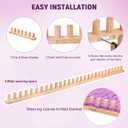 40 Chunky Knitting Blanket Loom - Customizable Knitting Looms - Adjustable Size & Portable Design Chunky Knit Blanket Loom - Beginner-Chunky Knitting for Beginners and Home Decoration