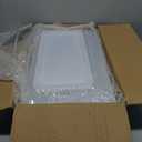 Thickened Clear Shoe Storage Organizer with Magnetic Door, Sturdy Stackable Shoe Boxes for Closet, Collapsible Space-Saving Shoe Rack for Sneakers & Boots, Plastic Shoe Cabinet Box Set, 6 Pack, White