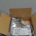 Adhesive Shower Caddy, 2 Pack Corner Bath Organizer, Rustproof Stainless Steel Shower Shelves with Large Capacity, No Drilling Shelves for Bathroom Storage, Home, Kitchen Dcor (Black)