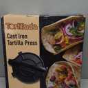 Tortillada  Premium Tortilla Press Cast Iron with Recipes E-Book (12 Inch) (30 cm)