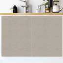 Light Brown Woven Fabric Peel and Stick Wallpaper Subtle Linen Texture Grasscloth Washable Thick Self-Adhesive Contact Paper Removable (16.5"x236.2") S83