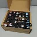 EverBrite 30-Pack Mini Flashlight Set, Aluminum LED Handheld Torches with Lanyard, Assorted Colors, 90xAAA Batteries Included for Emergency, Night Reading, Camping, Power Outage, Bulk Holiday Gifts