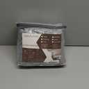 Levoo 100% Egyptian Cotton Sheets King Size Set 18"-24" Extra Deep Pocket King Sheets Set Soft Breathable Cooling 4Pcs Bed Sheets with 1 Flat Sheet, 1 Fitted Sheet, 2 Pillowcases (King, Light Gray)