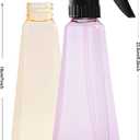 2 x Spray Bottles 12oz/350ml Empty Spray Bottles Refillable Mister Bottle with Multicolor for Cleaning, Plants, Hair, Cooking (Light Green + Rose-Red)