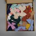 CLLOT 40 Pieces Girls Hair Bows Linen Fabric Bows Alligator Clips Hair Accessories for Little Girls Toddlers Kids and Teens