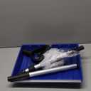 Snow Shovel for Driveway: Ergonomic Dual D-Handles for Less Back Strain - Aluminum Wear Strip Cleaning Shovel - Lightweight & Portable Snow Removal Tool for Car Camping Outdoor (Blue)