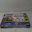 MidWest Homes for Pets Newly Enhanced Single & Double Door iCrate Dog Crate, Includes Leak-Proof Pan, Floor Protecting Feet, Divider Panel & New Patented Features (24.8"L x 17.9"W x 19.5"H, Black)