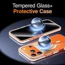 SMARTDEVIL Magnetic MagSafe Case for iPhone 17 Pro Max, Strong Magnetic Clear Shockproof Cover with 2 Screen Protectors, Ultra-Slim Anti-Yellowing Phone Case-White