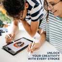 OASO Stylus Pen, Tilt Drawing Palm Rejection Stylus Pencil for Apple iPad 6/7/8/9/10, Mini 5/6, Air 3/4/5, Pro 11''/12.9'', M2/M3/M4/M5, Include Pencil Grip & Extra Tips & Universal Stylus (White)