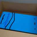 WOOWAVE Flat Fender Prevent Scratches for Yacht Motorboat Boat Bumper, 3 Layer EVA Boat Fender with Rope (3 Size, Blue/Gray to Choose), 24"