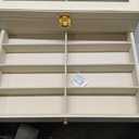 Sunglasses Organizer Storage Box - 20 Slots Eyeglass Display Case for Multiple Pair Glasses, 2-Layer Holder with Clear Glass Lid, Jewelry and Watch Collection Box for Women and Men, White