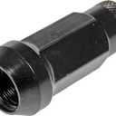 Dorman 713-685A Black Open End Knurled Wheel Nuts Compatible with Select Models, 20 Pack