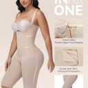 SHAPSHE Fajas Colombianas Tummy Control Shapewear Faja Body Shaper Post Surgery Compression Garment Shapewear for Women Tan, M