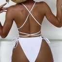 SKAYS One Piece Swimsuit Women,Bathing Suit for Women,One Piece Swimsuit Women Tummy Control,Womens One Piece Swimsuits (White, M)