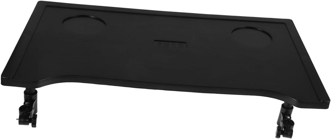 Wheelchair Dining Tray Table with Cup Holder Detachable Surface Lightweight and Wheelchair Accessory for Easy Mealtime and Mobility Scooter Use