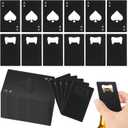 Stainless Steel Card Bottle Openers, 50 Pcs Ace of Spades Bottle Openers and 50 Pcs Bulk Metal Credit Card Beer Bottle Opener, 100 Piece Set Wedding Party Bridesmaid Favors Gifts