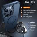 TORRAS Magnetic Shockproof for iPhone 16 Pro Max Case, [Fit for MagSafe] [Military-Grade Drop Tested] Translucent Slim Protective for iPhone 16 Pro Max Case Anti-Fingerprint Anti-Scratch, Black