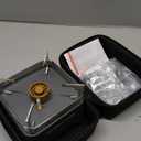 HUGEFLAMES Single Burner Propane Stove, Wind-Guard Camping Stove, Automatic Ignition Propane Burner for Outdoor Cooking