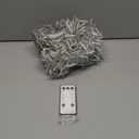 ROSCOO 32.8FT Icicle Lights, Christmas Outdoor with 400LED 75 Drops, IP65 Waterproof Eaves Lights, 8 Modes, for Christmas Eaves Garden Room Decoration Warm White