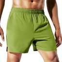 Haimont 5 Inch Mens Dry Fit Running Athletic Shorts with Pockets, Water Resistant Lightweight Quick Dry Gym Workout Shorts, XS