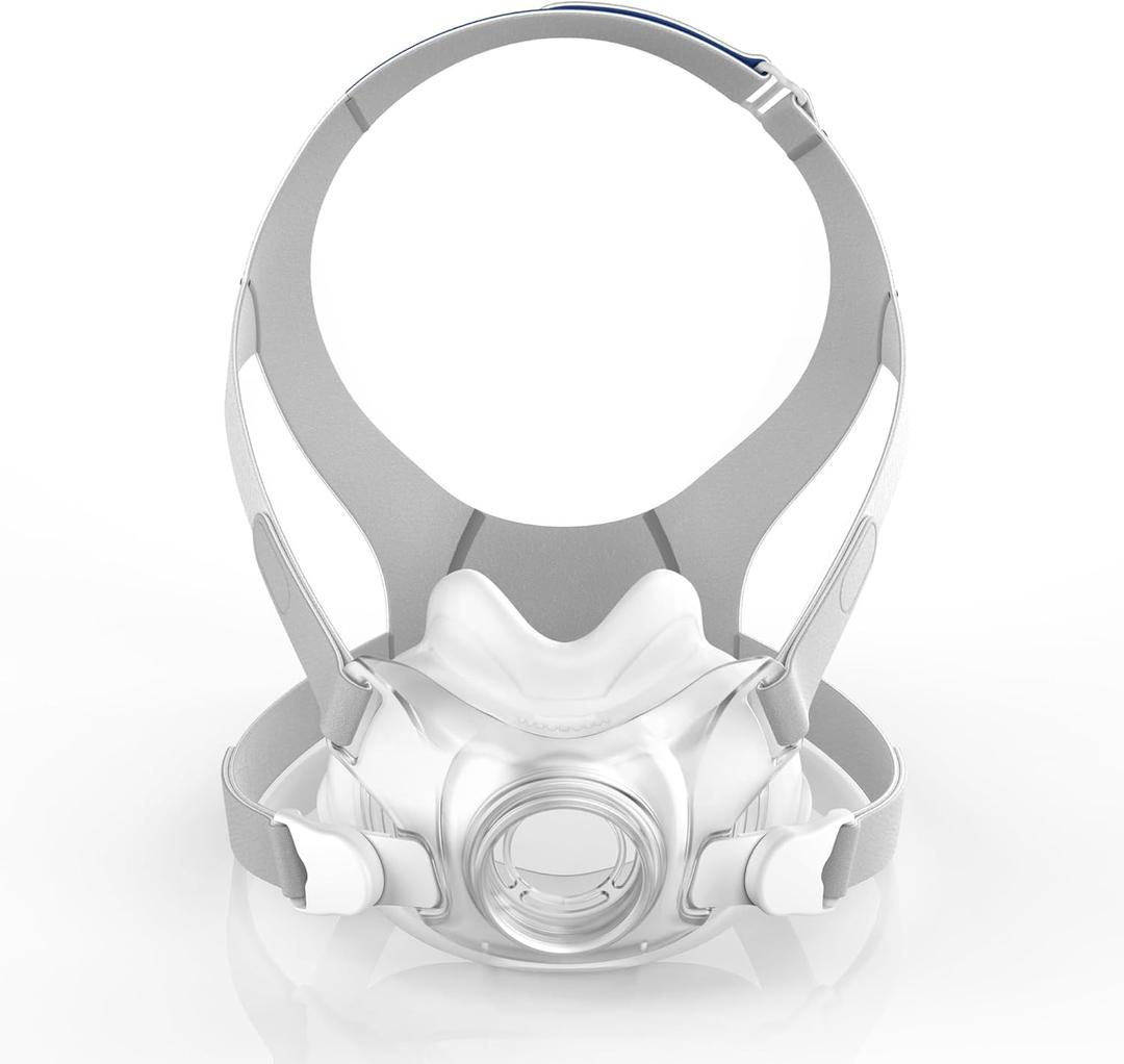 Replacement for ResMed AirFit F30 Mask Cushion Set - Includes Medium Mask Cushion, Headgear, Frame & Clips - No Elbow - F30 Full Face Masks Replacement CPAP Supplies (M)