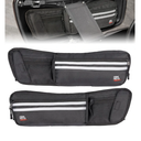 KEMIMOTO Upgraded Saddlebag Lid Organizers 2 Pack Compatible with Touring 1980-2024 2025 for Street Glide Road King Road Glide FLT FLH Black