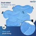 REVIX Shoulder Ice Pack for Rotator Cuff Cold Therapy, Arm Gel Ice Pack for Injuries Reusable, Flexible Cold Compression Wrap for Post-Workout Recovery, Fatigue and Shoulder Discomfort, Blue