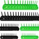 SWANLAKE Socket Organizer Tray, 6-Piece Socket Holder Tray, SAE and Metric, 1/4", 3/8", and 1/2" Drive Sockets Organizer for Toolboxes