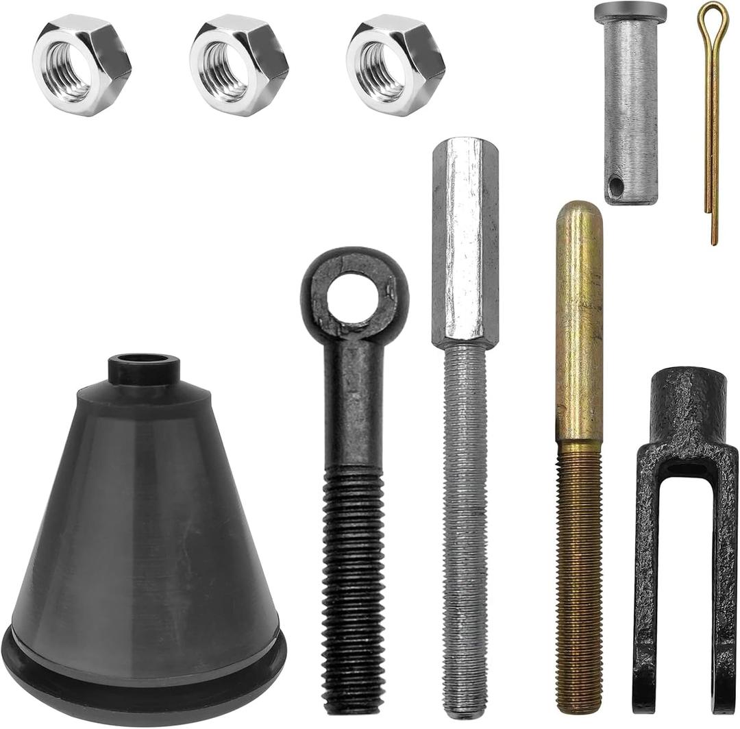 Moonlinks Compatible with GM 1950-1970 Manual Master Cylinder Push Rod Kit,Ci5564 Universal Auto Brake Pump Kit Adjustable Replacement with Clevis,Eyelet,Nuts & Crank Configuration Moonlinks Compatible with GM 1950-1970 Manual Master Cylinder Push Rod Kit,Ci5564 Universal Auto Brake Pump Kit Adjustable Replacement with Clevis,Eyelet,Nuts & Crank Configuration