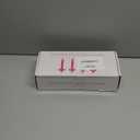 150 Church Candles with Drip Protectors for Devotional Candlelight Vigil Service, Box of 150 Candles, Unscented White 5" H X 1/2" D, No Smoke