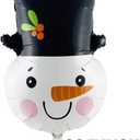 2 x Beaumode 18inch Valentines Day Heart Balloon Set 25pcs Metallic Mylar Balloons for Galentines Day Bachelorette Engagement Birthday Proposal Photo Backdrops Party Decorations (Christmas)