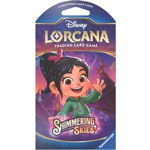 Ravensburger Disney Lorcana TCG: Shimmering Skies Assorted Single Booster Pack (12 Cards) | Collectible Trading Cards | Ideal for Disney Fans & TCG Players | Suitable for Ages 8+ (Pack of 3)